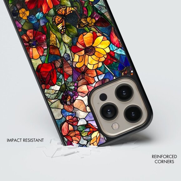 Floral Phone Cover – iPhone 16, 15 Pro, 14, Galaxy S25, S24, S24 Ultra, Pixel 9 - Picture 5 of 9